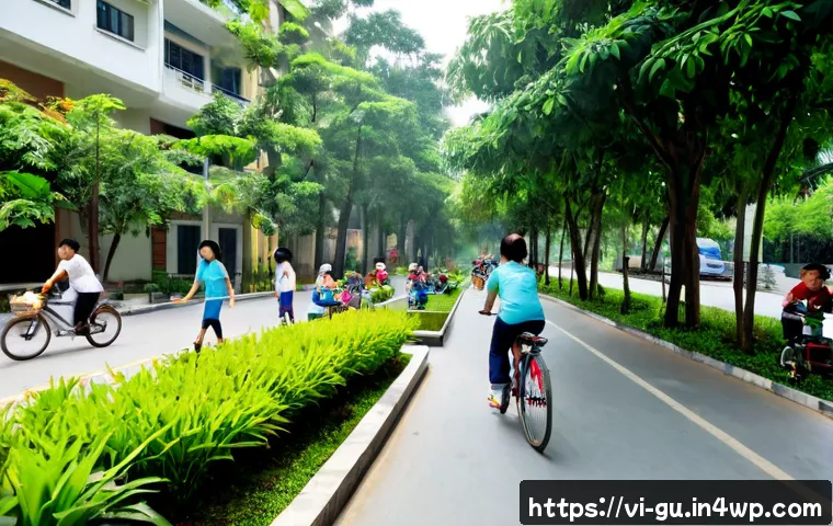 Home 14 도시 녹지 확장을 위한 시민 캠페인 - Photorealistic community tree-planting campaign in a modern Vietnamese city park, diverse Vietnamese...
